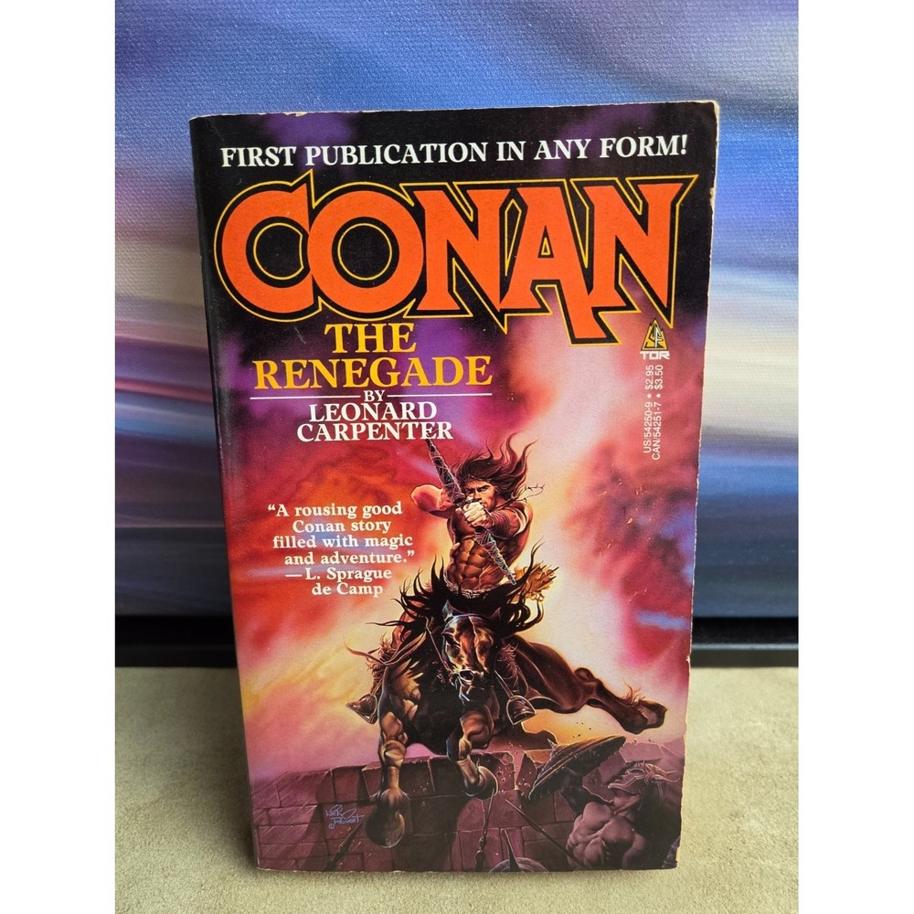 CONAN THE RENEGADE By Leonard Carpenter Paperback, Vintage, 1st Printing
